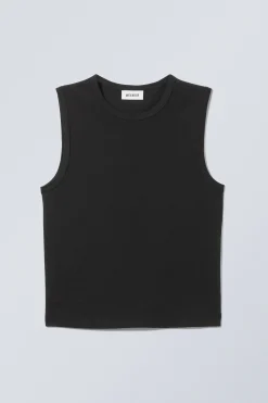Weekday WIDE SHOULDER FITTED TANK TOP><noscript><img width=