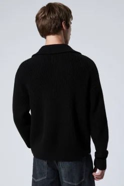 Weekday WOOL-BLEND HALF-ZIP TURTLENECK SWEATER><noscript><img width=