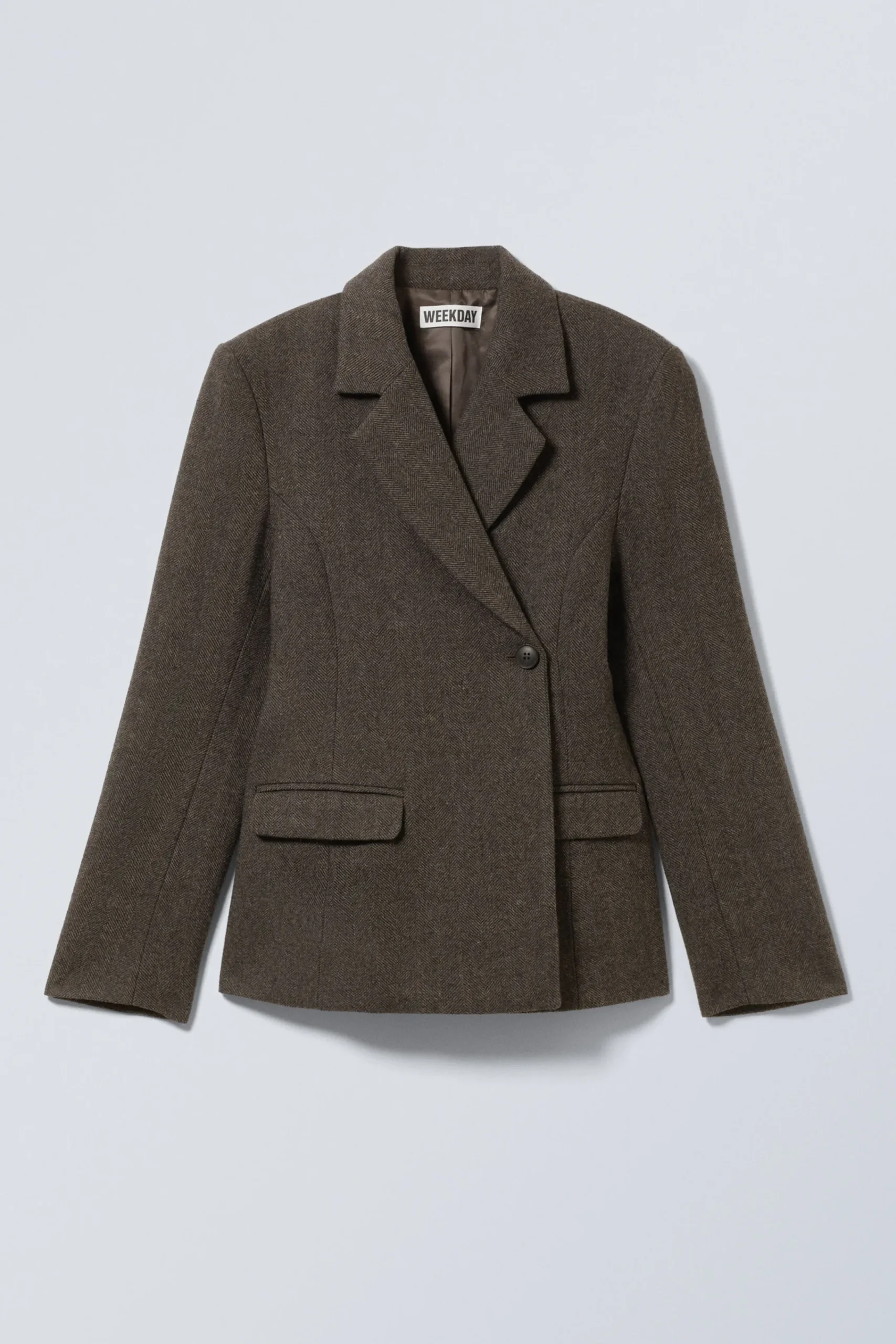 Weekday WOOL-BLEND HERRINGBONE BLAZER>Women Jackets & Coats